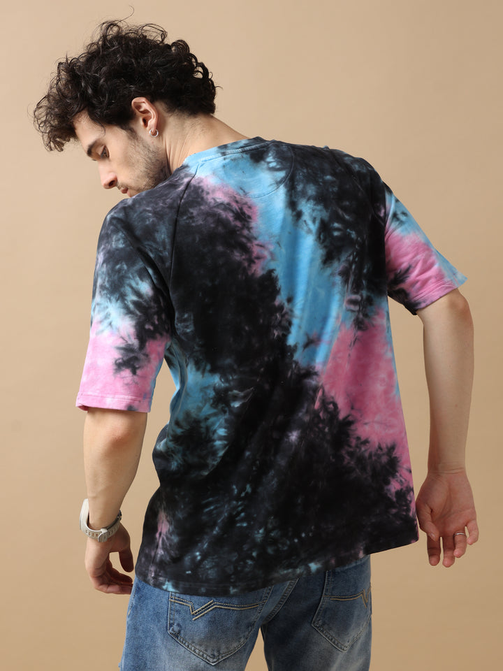 VUDUURBAN AURORA TIE-DYE OVERSIZED T-SHIRTOversized Fit