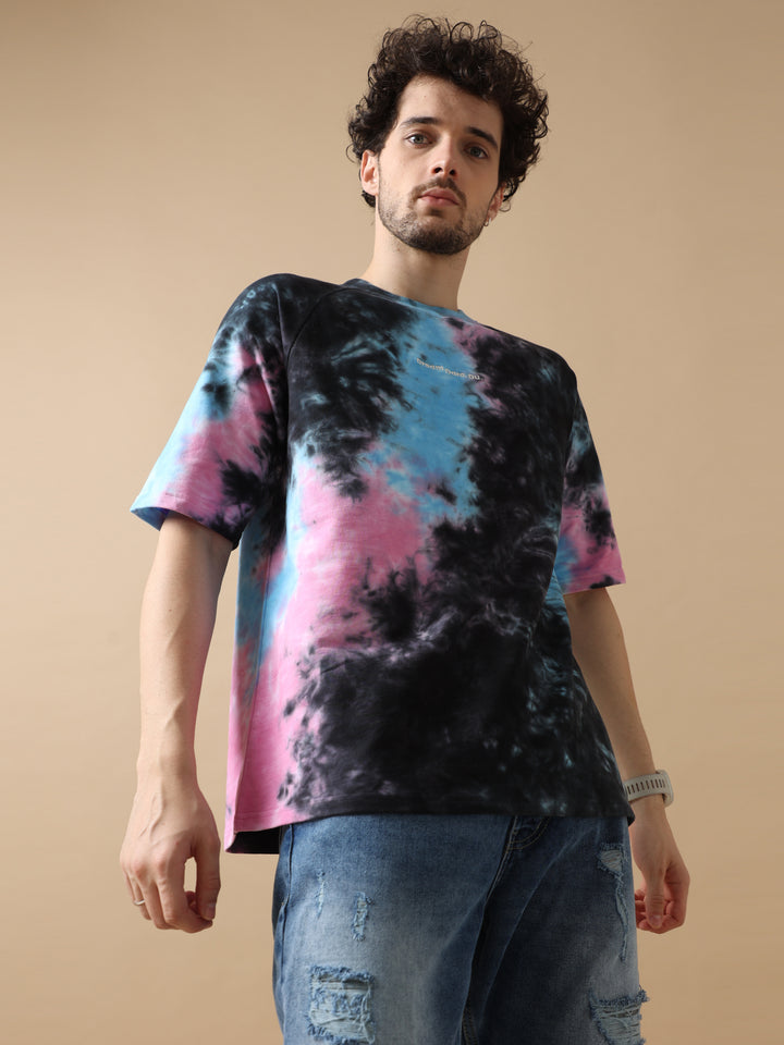 VUDUURBAN AURORA TIE-DYE OVERSIZED T-SHIRTOversized Fit