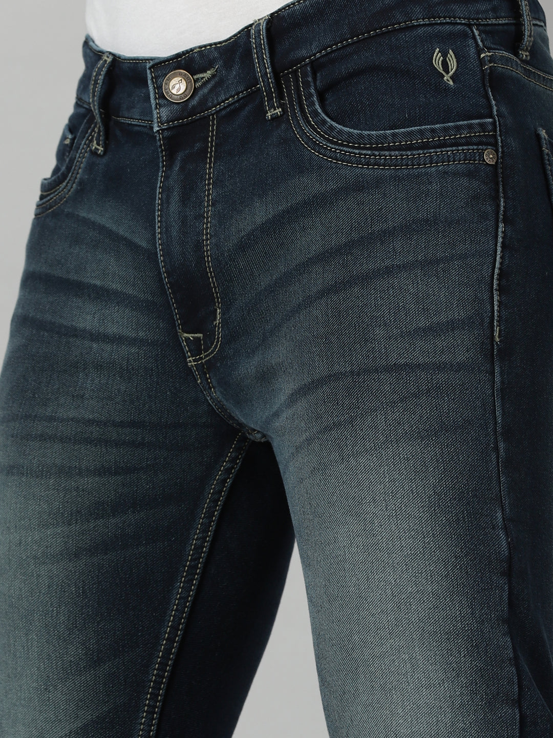 VUDUWhiskered Navy DenimSlim Fit