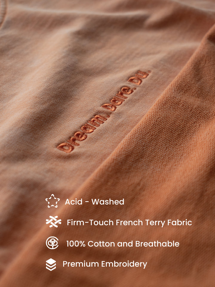 SUNSET HAZE ACID WASH OVERSIZED T-SHIRT