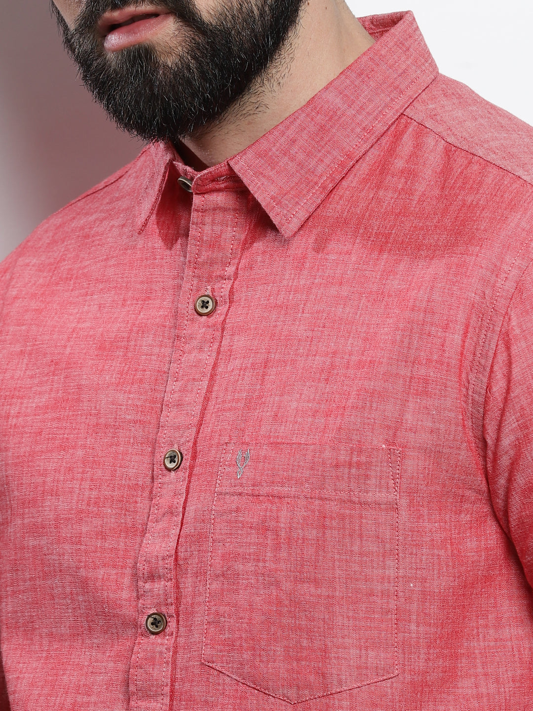 Red Chambray Shirt