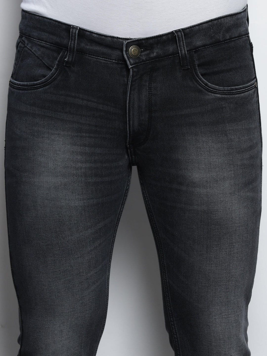 Classic Dark Grey Denim for Men VUDU Jeans