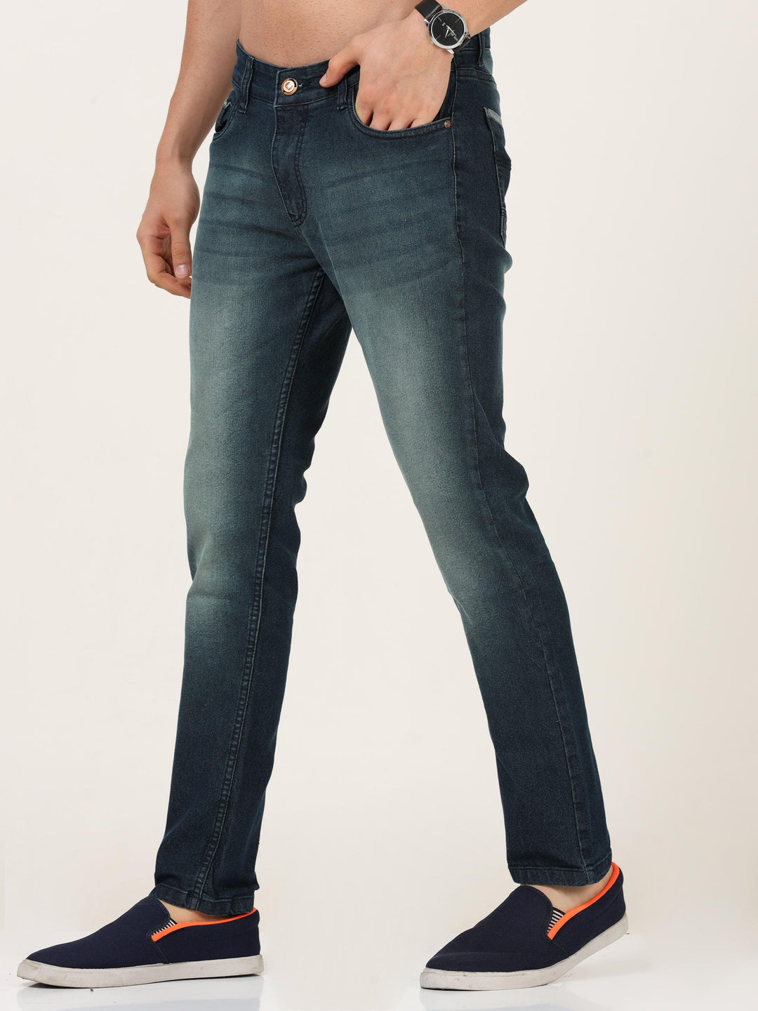 VUDUDark Sapphire DenimAnkle Slim Fit