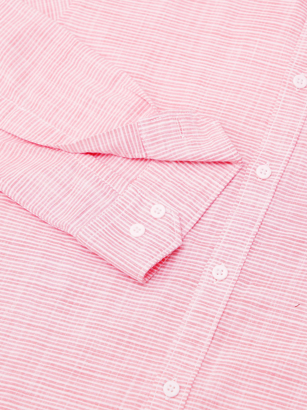 Pink Horizontal Stripe Shirt