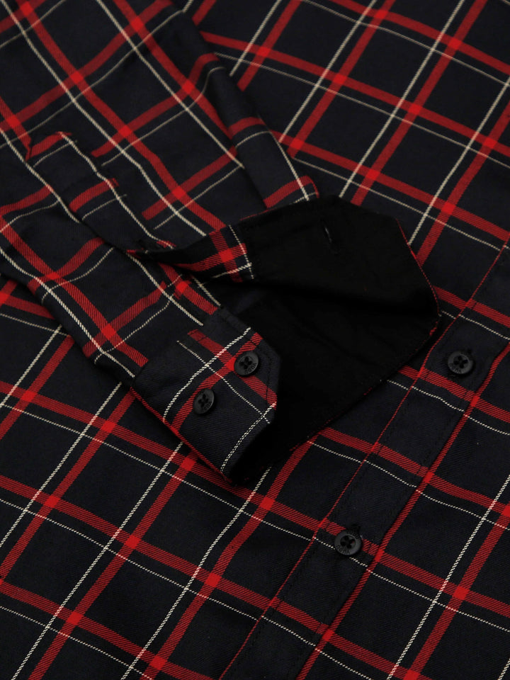 Black & Red Check Shirt