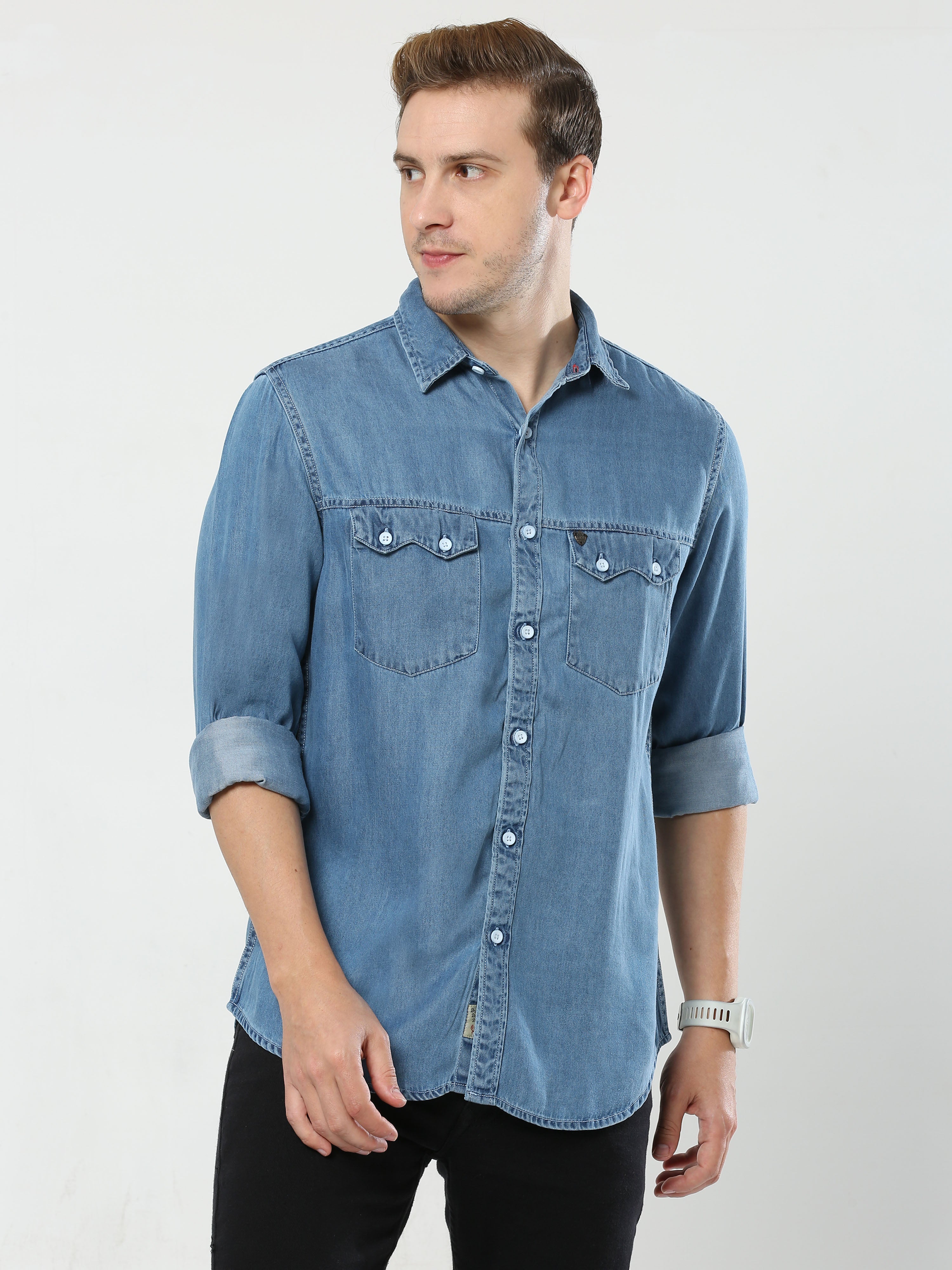 Kamakura Firenze Light Blue Denim Shirt – The Decorum Bangkok