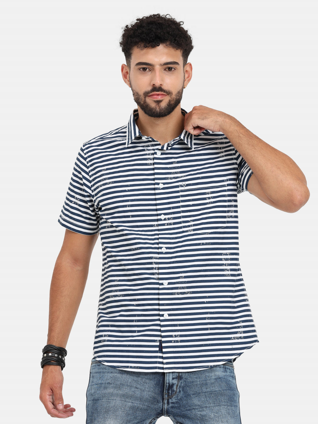 Nautical Horizontal Stripe Shirt