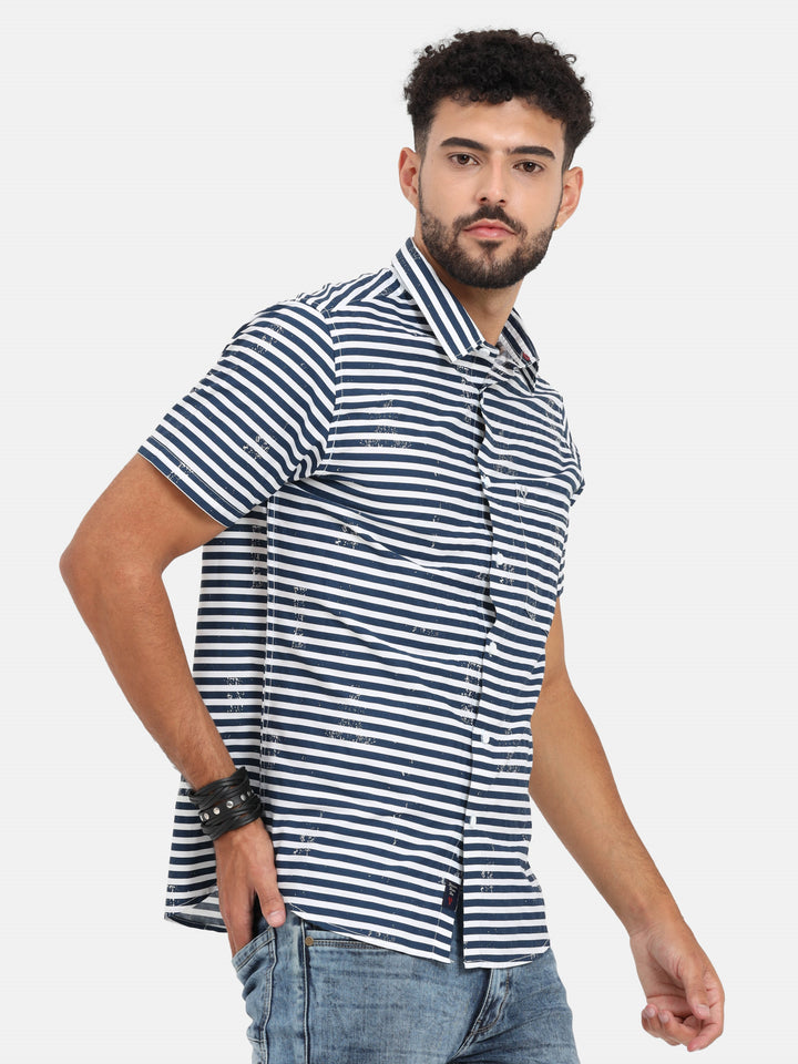 Nautical Horizontal Stripe Shirt
