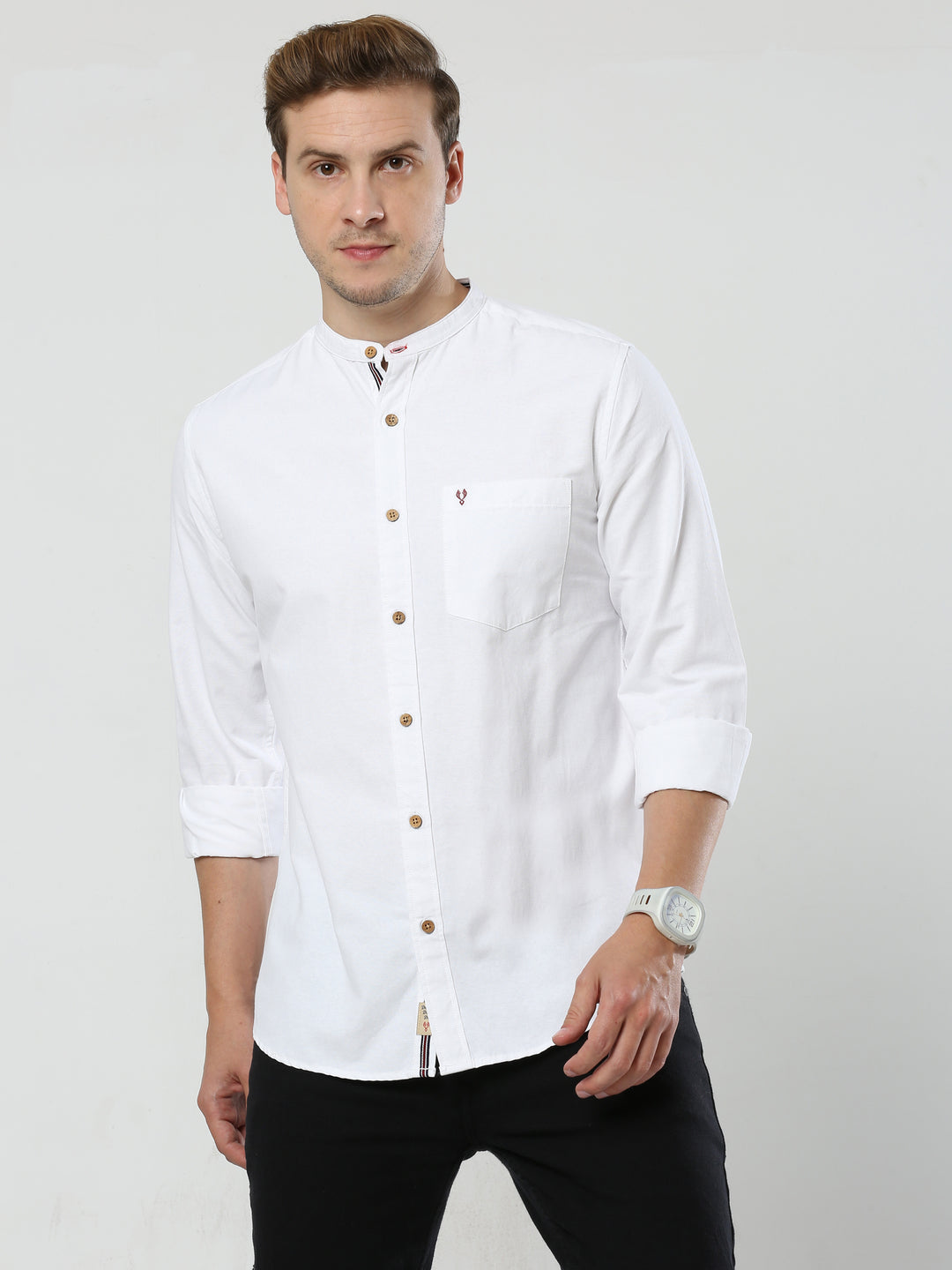 Jute Cotton White Shirt