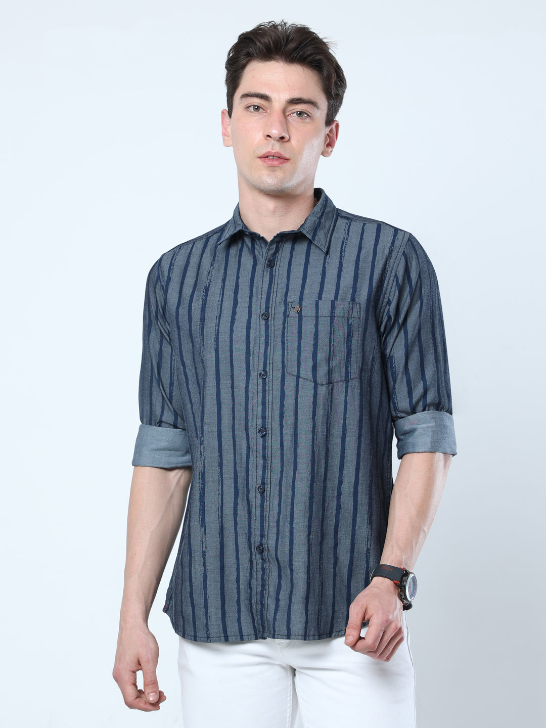 Striped Shirt - Buy Trendy Striped Shirt Men Online – VUDU